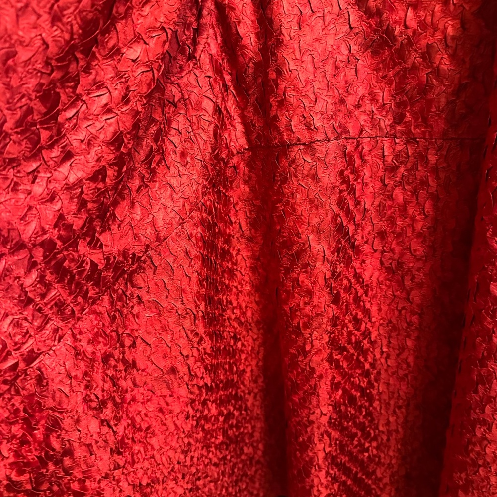 Joseph Ribkoff Textured Red Jacket - Picture 5 of 7